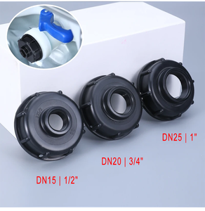 Conectores Duraderos Negros para Tanques, Tapa Roscada de Rosca Gruesa, Conector Adaptador de Rosca Hembra - Product Image 3