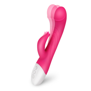 Spielzeug Sex 16-Frequenz Kaninchen Vibrator Lesben Paar teilen G-Punkt und Klitoris stimulator Heizung <span class=keywords><strong>Dildo</strong></span> Vibrator für Frauen