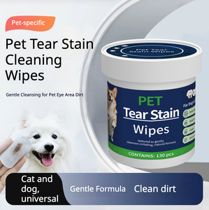 Lingettes de nettoyage <span class=keywords><strong>pour</strong></span> les yeux, les oreilles et les dents des animaux domestiques, doigts nettoyants 3-en-1 jetables <span class=keywords><strong>pour</strong></span> chiens et chats, élimination des taches de larmes et de la cire - Product Image 2
