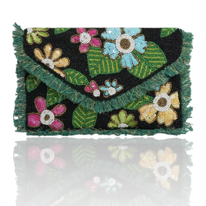 Nuevo Bolso de Mano Tipo Sobre Tejido Estilo Bohemio, Bolso de Verano, Bolsos Hechos a Mano de Moda, Bolsos de Mano con Borlas, Bolsos de Mano de Lujo con Cuentas, OEM - Product Image 1