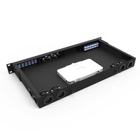 Harga pabrik 1U memperbaiki 96 port penutup serat optik LC/SC/ST/FC/MPO SPCC Panel Patch untuk kotak distribusi FTTH OEM