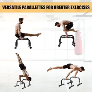 Barres parallèles pour exercices <span class=keywords><strong>au</strong></span> <span class=keywords><strong>sol</strong></span>, entraînement de force, planche complète, dips, gymnastique, push-ups, équipement de musculation - Product Image 5