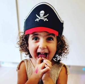 Cappello da pirata per bambini adatto ai bambini di tutte le età cappelli da festa pirata per ragazzi e ragazze vestito operato per borse da festa eventi scolastici per bambini - Product Image 4