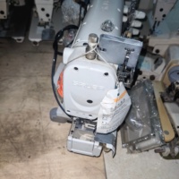 Machine à coudre industrielle à point plat, marque taïwanaise, usage domestique, moteur 5000 points/min, épaisseur 5 mm, état d'occasion