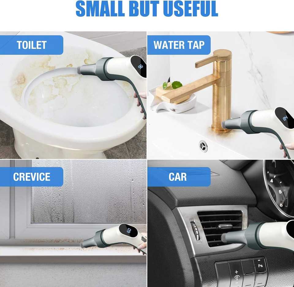 Digital Screen Electric Spin Scrubber Waterproof - Image 3