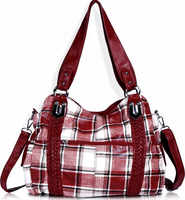 Sac à main en cuir PU, mode, souple, à porter à l'épaule/à bandoulière, avec sangle réglable et fermeture éclair pour femmes