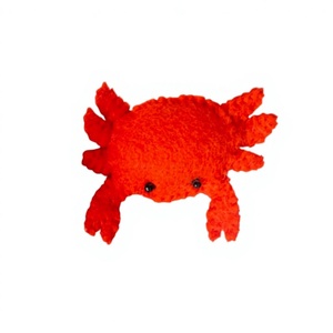 Adorno de cangrejo de fieltro cosido, móvil de fieltro con temática marina para bebés, juguetes de juego de imitación para niños, adornos hechos a mano - Product Image 3