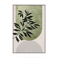 Art mural en métal, style nautique, grande galerie, abstrait moderne, cadre en alliage d'aluminium anodisé, toile d'art, impression Giclée Wabi Sabi