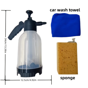 Pulvérisateur d'eau de jardin multifonctionnel portable de 2 L en PE/PP transparent, pulvérisateur à main, outil de lavage de voiture en mousse pour le detailing automobile - Product Image 2