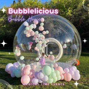 <span class=keywords><strong>Château</strong></span> gonflable transparent pour enfants, dôme gonflable, tente à bulles pour fêtes en plein air - Product Image 2