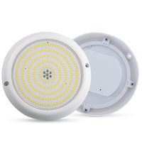 180mm Durchmesser Beton-Pool-Nischenleuchte RGB LED PC-Harz Gefüllt IP68 Wasserdicht Niederspannung Fernbedienung Unterwasser