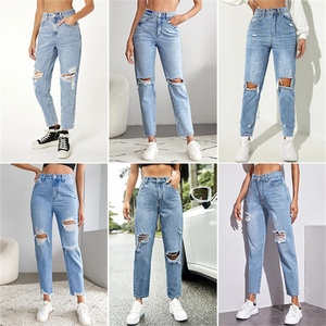 2023 Xw NEW Cotton Trousers Used Clothing Apparel Stock Used Clothes Bulk From <b>Mixed</b> Pants Stock - Product Image 5