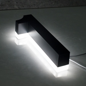 Stainless Steel Backlit 3D <b>LED</b> Metal House <b>Numbers</b> Sign Board - Product Image 1