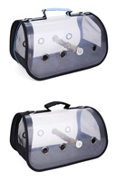 Sac de transport pour oiseaux de compagnie, sac de transport pour perroquets, sac de transport léger approuvé par les compagnies aériennes, personnalisable, transparent, respirant, avec filet en maille