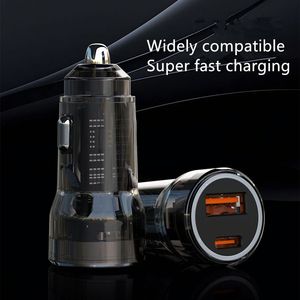 PD 30W QC 30W Dual Port Car Charger Adapter USB 30W Type-C 30W 60W Cigarette Lighter Super Quick Car Phone Charger - Product Image 4