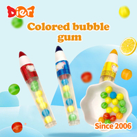 Bonbons Vente en gros Jouet bonbon personnalisé pour enfants Mélange de fruits Arc-en-ciel Bubble Gum moulage de crayons Chewing-gum aromatisé fruité Bonbons bonbons