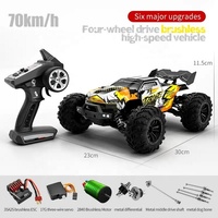Populaire SCY-16102PRO RC voiture 1/16 hors route RC camions moteur sans balais lumière LED 4WD véhicule 70 KM/H course escalade Buggy modèle de voiture