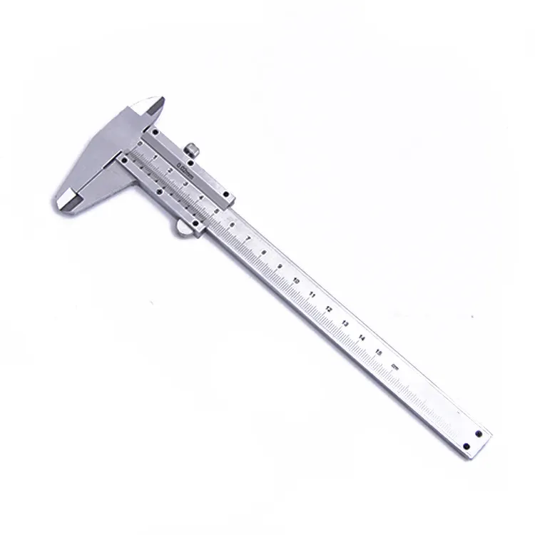 Paquímetro de aço, ferramentas de medição direta da fábrica, vernier, 150mm