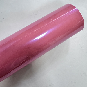 ฟิล์มพีวีซีไวนิลแอร์บับเบิ้ลสำหรับตกแต่งภายนอกรถยนต์ฟิล์มห่อพลาสติกมีกาวในตัวสีชมพูม่วง - Product Image 5