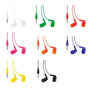 Écouteurs en PVC bon marché, gadgets personnalisés - Product Image 3