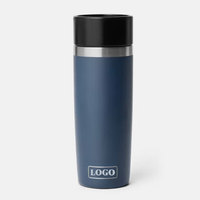 Nuevo Vaso Térmico de Viaje Ecológico de Acero Inoxidable de Doble Pared y 16 oz, con Aislamiento al Vacío, Experiencia de Bebida de 360°
