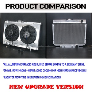 Radiatore in alluminio per <span class=keywords><strong>Fiat</strong></span> Punto 176 1.4 Gt Turbo serbatoio dell'<span class=keywords><strong>acqua</strong></span>-ricambi Auto - Product Image 2
