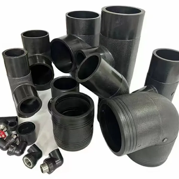 Nhà Máy Bán buôn cung cấp HDPE Ống lắp mông Ống lắp TEE khuỷu tay giảm tốc 20-1000mm với giá thấp