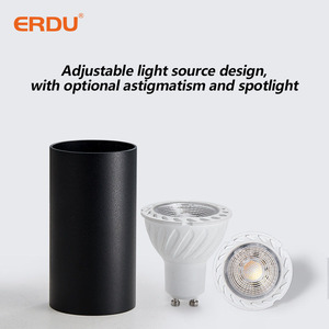Nouveau luminaire sur rail moderne en fer avec LED GU10/GU5.3/MR16 à 2 fils pour l'éclairage commercial des supermarchés et des bureaux - Product Image 3