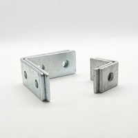 Kit d'assortiment de supports de canal galvanisés à 90 degrés à 2, 3 et 4 trous pour support de tuyaux universels MEP en gros