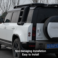 Échelle latérale pliable en alliage d'aluminium pour Land Rover Defender 110, échelle de toit, pièces et accessoires automobiles