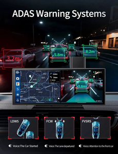 Cámara DVR Inteligente OEM de 11.4 Pulgadas para Espejo Retrovisor, 4G+64GB con Carplay Inalámbrico, Grabación Dual y Monitor de Estacionamiento para Flotas - Product Image 6