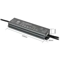 Laden 10-100% Pwm Output Input Ac Dc 12V24V 5A Transformator Dimbare Waterdichte Voeding Led Drive