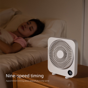 3 Vàng Xách Tay Fan Type-C USB Sạc Cooler 2000MAh Bảng Đứng Fan Máy Tính Để Bàn Với Pin Có Thể Sạc Lại Và Hiển Thị - Product Image 5