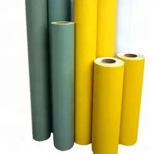 Film protecteur jaune de bande de sablage de PVC, pour l'usage de sablage de marbre et de verre