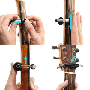 Capo de guitarra portátil para exteriores, Capo móvil deslizante, transpuesto para guitarra eléctrica, Capo móvil para guitarra folclórica - Product Image 4