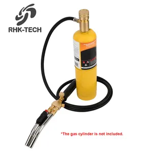 RHK New Mapp Gas Propane Torch Mapp Torch Welding Tools Copper Pipes and Aluminum Tubes Hand Torch