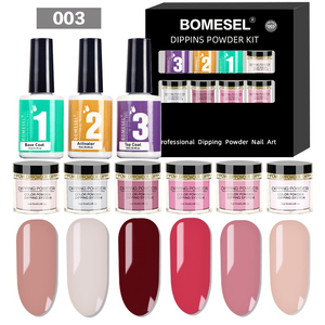 <span class=keywords><strong>Kit</strong></span> <span class=keywords><strong>de</strong></span> <span class=keywords><strong>Uñas</strong></span> con Polvo <span class=keywords><strong>de</strong></span> Inmersión <span class=keywords><strong>de</strong></span> 6 Colores, Libre <span class=keywords><strong>de</strong></span> Toxinas, Bajo Olor, Larga Duración <span class=keywords><strong>de</strong></span> 28 Días, Sistema <span class=keywords><strong>de</strong></span> Inmersión Profesional, Base, Activador, Capa Superior, OEM, ODM - Product Image 1