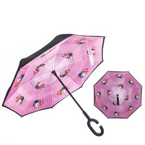 Wholesale Cheap High Quality Cute Full Body Mini Decorative Straight <b>Umbrella</b> Logo for Summer Kids and Adults Fully-<b>Automatic</b> - Product Image 3