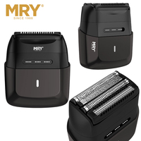 Rasoir électrique à lames mobiles MRY Professional 4 lames 7500 tr/min haute vitesse étanche IPX6 pour hommes, idéal pour les voyages avec charge rapide Type-C