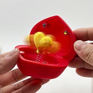 Boîte surprise pop-up en forme de roses <span class=keywords><strong>et</strong></span> de cœurs imprimées en 3D, blague amusante, cadeau pour les amis <span class=keywords><strong>et</strong></span> les proches, boîte cadeau pour la Saint-Valentin pour femme, petite amie - Product Image 4