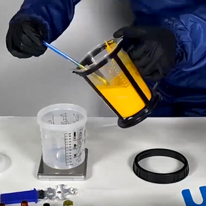 Récipient de mélange de peinture en plastique pour applications automobiles et industrielles Tasse de mélange de peinture rigide jetable 600cc - Product Image 4