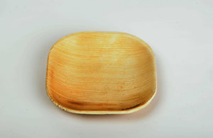 Platos Cuadrados Premium de 4 Pulgadas de Hoja de Areca, Vajilla Desechable Ecológica de Hoja de Palma para Catering, Restaurantes, Proveedor Mayorista de Exportación - Product Image 3