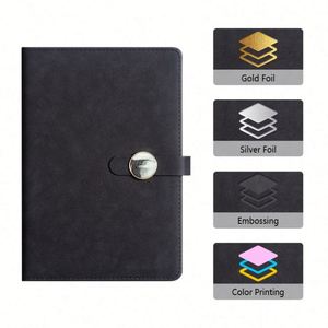 Promotional Business Gifts PU Leather Hard Cover Agenda Personalized <b>Note</b> <b>Books</b> for Gift Notebook with logo Custom - Product Image 3
