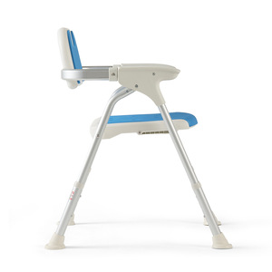 Chaise de douche pliante Hejianze en alliage d'aluminium, capacité de 150 kg, avec accoudoirs pour personnes âgées et femmes enceintes - Product Image 3