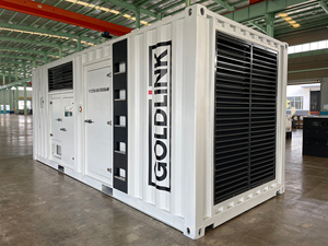 Tùy chỉnh <span class=keywords><strong>500kw</strong></span> 600kw 700kw 800kw 1000kw 1250kw Máy phát điện diesel im lặng trong nhà máy điện container 20ft cho trung tâm dữ liệu - Product Image 2