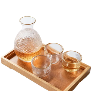 Ensemble de verrerie durable de haute qualité, carafe à <span class=keywords><strong>vin</strong></span> avec seau à glace, design moderne et artistique, idéal pour les fêtes - Product Image 6