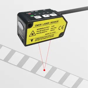 Cmos Laser verschiebung sensor Hochpräzise EMK-Richtlinie Laser bereichs sensor Schaltkreis schutz DC 12-24V Lasers ensor