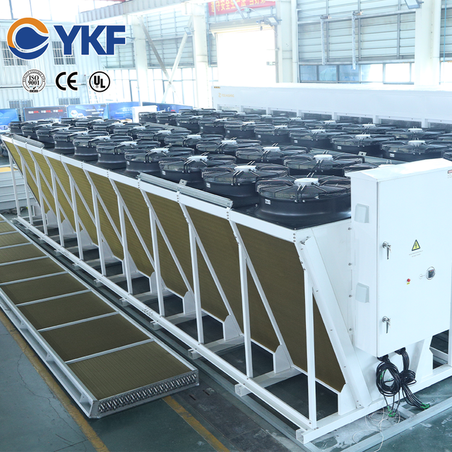 Customized High Efficient V-type Flat-type Water Liquid Cooling Dry Cooler for Energy Storage Data Center
