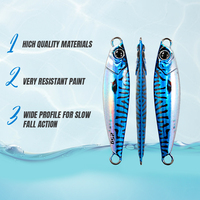 Jigging Pro Series 10g 14g 22g 25g 30g 40g Leurres de pêche en eau salée imprimés en 3D, jig métallique pour la pêche en eau salée