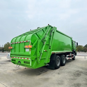 Camion compacteur de déchets HOWO 4X2 18-20m³ prêt à l'exportation pour l'ingénierie municipale et la gestion des déchets des villes intelligentes - Product Image 3